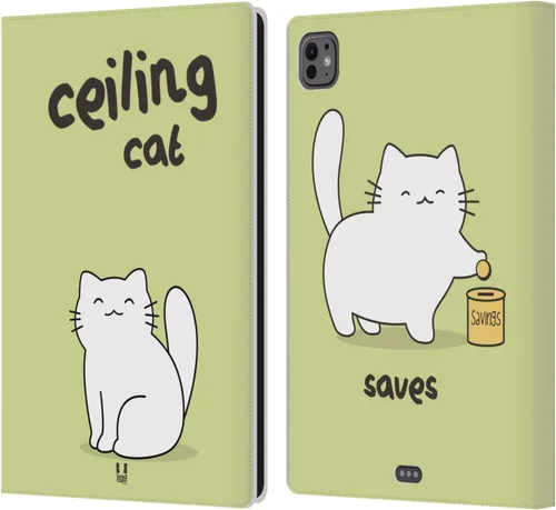 Vista 42 de Head Case Designs Ceiling Cat Saves Vanilla Ceiling Cat Vs Basement Cat Leather Wallet Case Compatible with Apple iPad Air 2 (2014)