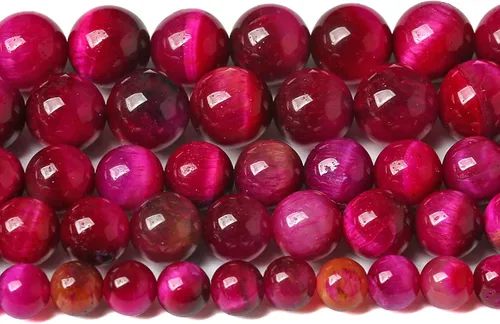 Vista 19 de 88 cuentas de piedra natural africana de piedra de sangre para hacer joyas y pulseras