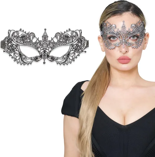 Masquerade Mask For Women Lace Masquerade Masks for Masquerade Party, Proms, Venetian Party, Mardi Gras, Halloween & Cosplay