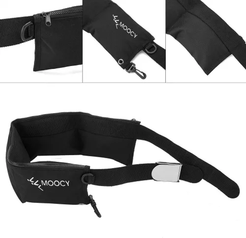 Vista 3 de Cinturón de peso con correa de buceo de 4 bolsillos, hebilla de liberación rápida ajustable