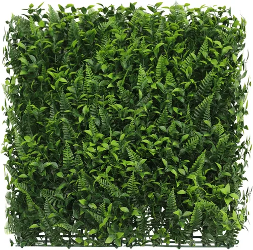 Vista 15 de ECOOPTS Paneles de boj artificiales para valla de privacidad de hiedra sintética, 40 x 40 pulgadas, plantas de seto topiario para decoración