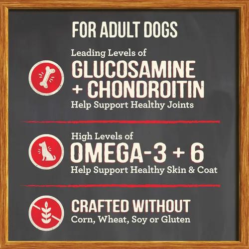 Vista 7 de Merrick - Alimento seco para perros, receta de carne de res de Texas real y batata libre de granos, 22 libras, en bolsa