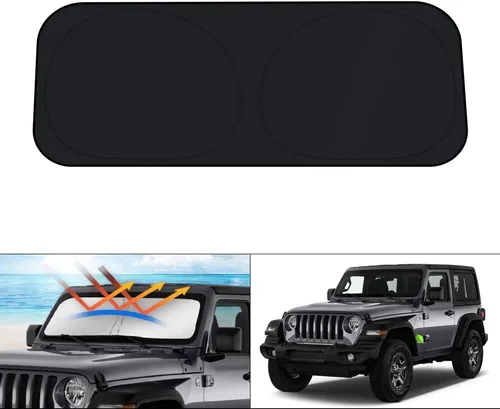 Vista 106 de KUST Parasol para parabrisas para Volkswagen VW Taos 2022-2025 2026, accesorios para ventana, protector de visera solar, plegable, bloquea los rayos