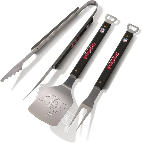 Vista 18 de YouTheFan NFL Spirit Series - Juego de barbacoa de 3 piezas