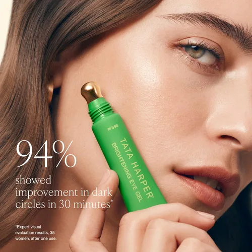 Vista 6 de Tata Harper Illuminating Daily Eye Gel, Lightweight & Depuffing, For Dark Circles, Available in 3-Piece Set