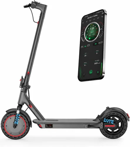 Vista 13 de Qlaway Electric Scooter for Adults, 350W/500W Motor, Up to 22 Miles Long Range, 8.5" /10" Solid Tires, 265 lbs Load Capacity, Foldable Commuting
