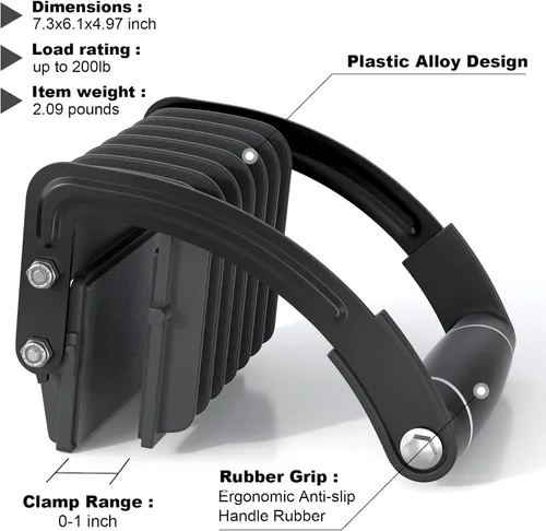 Vista 3 de Mango de transporte profesional de paneles y madera contrachapada FivePears, herramienta de elevación de madera contrachapada y herramienta
