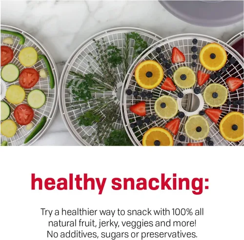 Vista 5 de Nesco FD-1018A Gardenmaster Deshidratador de alimentos, 1000 vatios