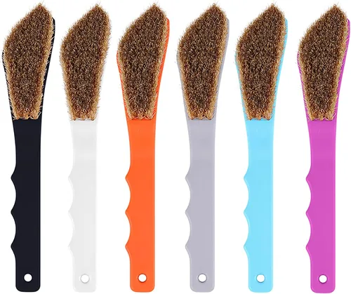 Vista 8 de TWO STONES Cepillo de escalada de pelo de jabalí con mango ergonómico, cepillo Boulder Boulder como herramienta de limpieza duradera para tiza