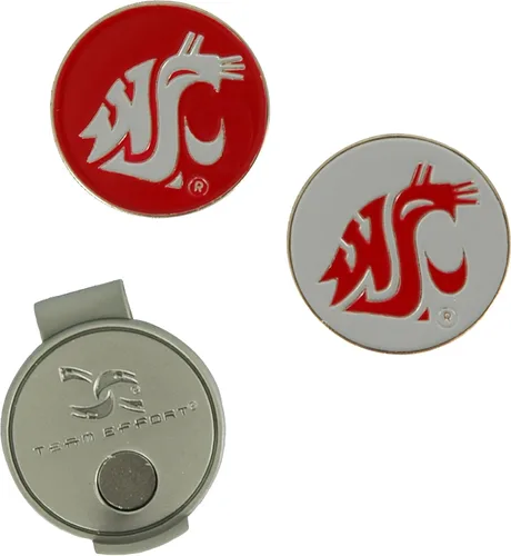 Vista 2 de Insignia redonda y 2 clip magnéticos para sombreros de colegio