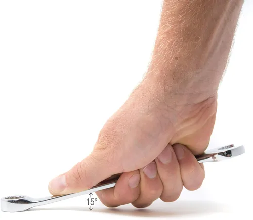 Vista 5 de URREA Llave combinada de 12 puntos, herramienta mecánica extra larga de 0.394 in con alcance extendido y acabado de níquel-cromo, 40.9 fl oz