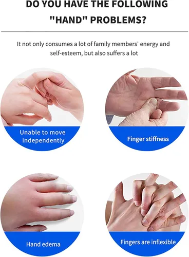 Vista 8 de Rehabilitation Both Hands Robot Gloves, Left Right Hand Finger Rehabilitation Trainer, Automatic Cycle Training, for Hemiplegia Stroke Arthritis