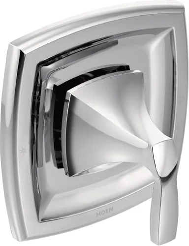 Vista 8 de Moen Voss de níquel cepillado Posi-Temp Vestidura de válvula de tina y regadera, se requiere la válvula, T2691BN