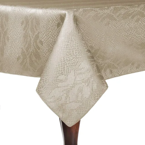 Vista 8 de Ultimate Textile Modern Damask Kenya - Mantel cuadrado (72 x 72 pulgadas), color negro