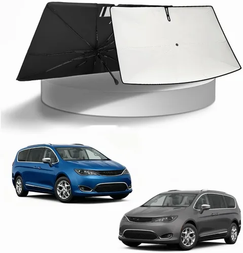 Vista 204 de KUST - Parasol plegable para parabrisas para BMW X1 E84, accesorios 2011 2012 2013 2014 2015, protector de visera de sol ajustable que bloquea