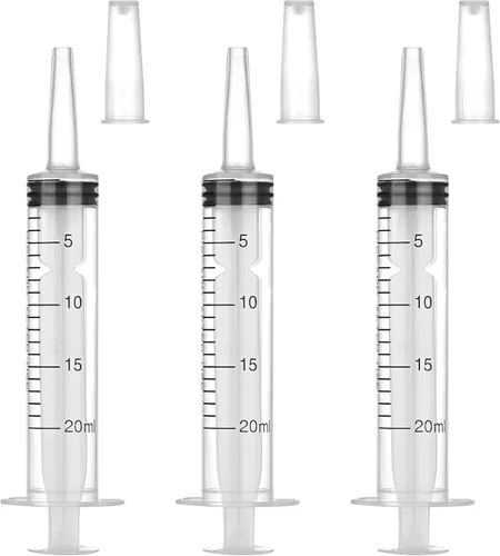 Vista 7 de Jeringa Luer Lock de 1 ml para Líquidos, Jeringa con Tapa, Paquete de 30 Unidades Envueltas Individualmente