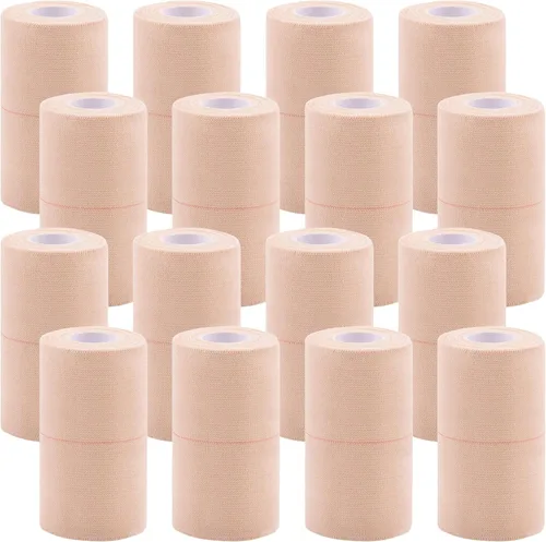 Vista 9 de BQTQ 6 rollos de cinta adhesiva elástica de 3 pulgadas, vendaje elástico autoadherente para heridas, cintas deportivas para esguinces de hinchazón
