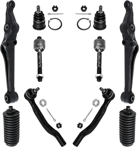 Vista 77 de Detroit Axle - Kit de 10 piezas para Ford Edge 07-14 Lincoln MKX 2007 2008 2009 2010 2011 2012 2013 2014, 2 brazos de control inferiores, 2 barras
