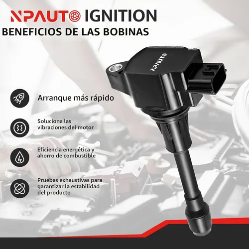 Vista 2 de Paquete de bobinas de encendido para L4 Nissan Altima Sentra (07-18), UF549