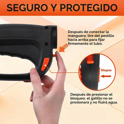 Vista 7 de FIXFANS Kit de pistola y manguera para lavadora a presión, varita