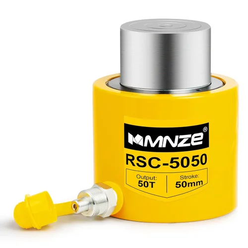 Vista 9 de Gato Cilindro Hidráulico de 10T 50mm/2" de Carrera Porta Power Ram Jack Cilindro de Elevación de Acción Simple Se Retrae Automáticamente