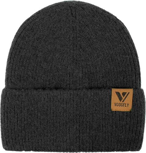 Vista 2 de Vgogfly - Gorro holgado y de punto para hombre gorro para mantenerte caliente gorro de invierno a rayas para mujeres y hombres gorro liso con puño