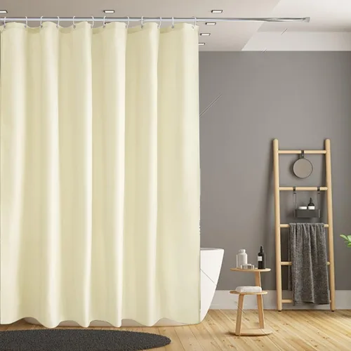 Vista 21 de LLSCL Forro de cortina de ducha de tela con imanes, calidad de hotel impermeable, 72 x 72 pulgadas, lavable a máquina