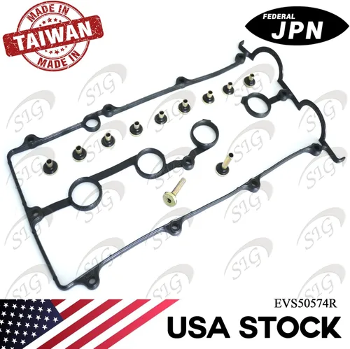 Vista 6 de Junta de tapa de válvula de motor compatible con Mazda Modelo 626 1998-2002 y Protégé 2001-2003 y Protege5 2002-2003 con base de motor 1.8L L4