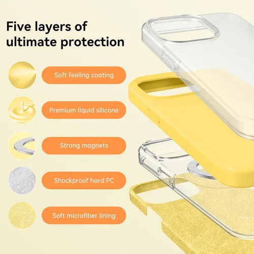 Vista 8 de BENTOBEN Funda magnética para iPhone 15 Pro Max, funda de teléfono para iPhone 15 Pro Max [compatible con Magsafe] delgada a prueba de golpes