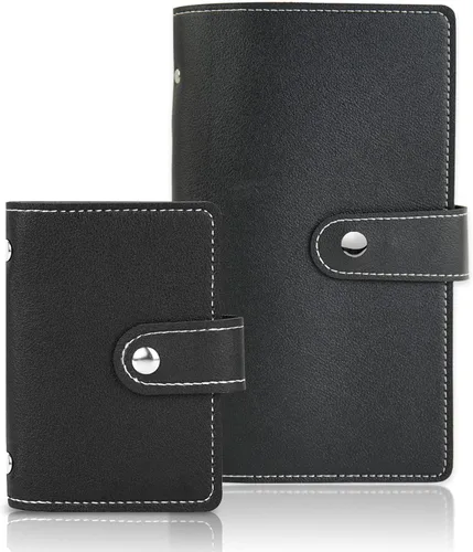 Vista 47 de lizimandu Libro Tarjetero para Tarjetas de Visita, Estuche Libro de Tarjetas de Visita de Cuero PU, Carpeta Organizadora para Tarjetas