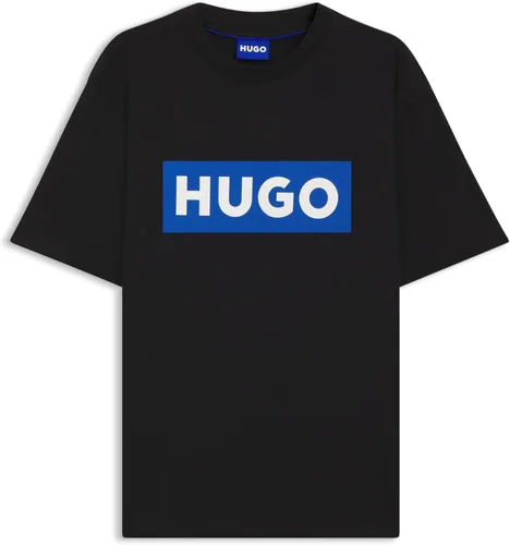 Vista 25 de Hugo Men's Print Logo Short Sleeve T-Shirt Blanco