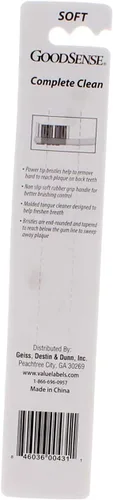 Vista 4 de GoodSense Complete Clean Cepillo de dientes suave con limpiador de lengua, 2