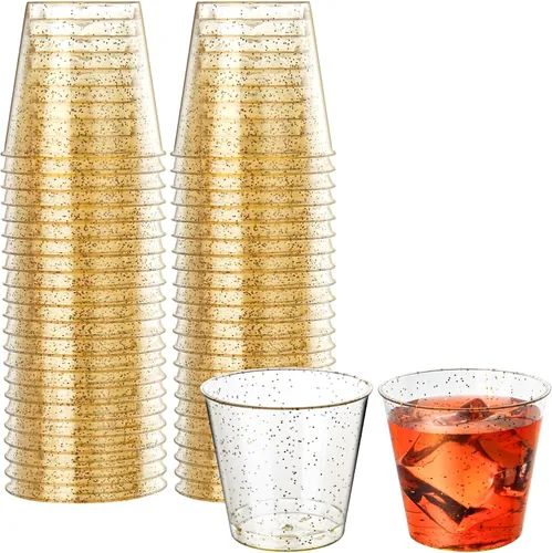 Vista 13 de Byvivace 1000 unidades de vasos de chupito de 1 oz de plástico duro transparente - Mini vasos de chupito para Tequila, Whisky, Vodka y Licor, Vaso