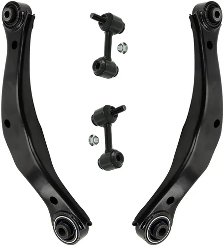 Vista 311 de Detroit Axle - Kit de brazos de control delanteros de 4 piezas para Nissan Cube 2009-2014, Nissan Versa 2007-2012 2 brazos de control inferiores