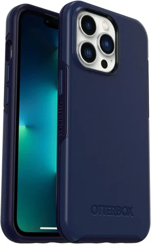Vista 13 de OtterBox Symmetry Series + - Funda antimicrobiana transparente con MagSafe para iPhone 13 Pro, polvo de estrellas