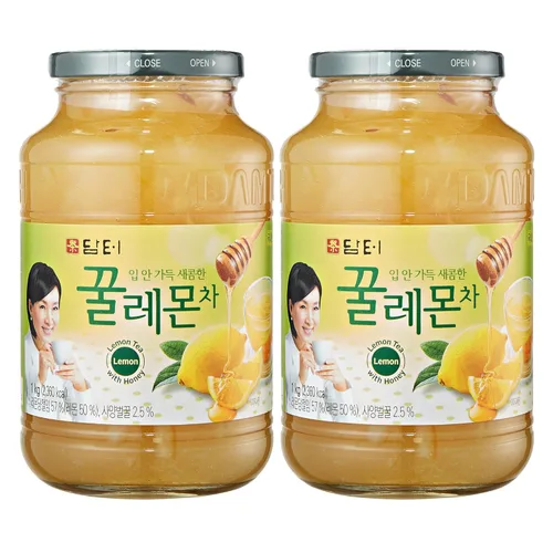 Vista 8 de Damtuh Té coreano de miel y jengibre, 2.2 libras (35.3 onzas líquidas), té tradicional de miel de frutas, auténtica conserva de mermelada