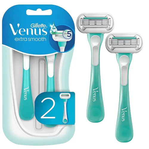 Vista 11 de Gillette Venus Maquinillas de afeitar desechables verdes extra suaves para mujer, 2