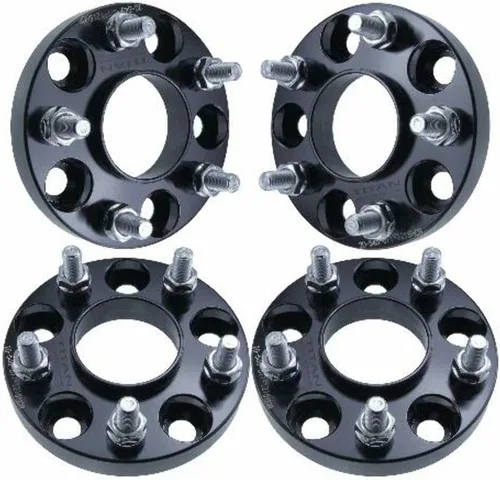 Vista 8 de Espaciadores de rueda centrados de 1 pulgada 5x4.5 – Compatible con Mitsubishi Lancer Evo – 1 pulgada (0.984 in), 5 x 114.3, cubo de 2.642 in