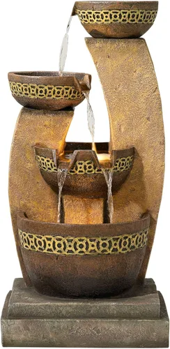 Vista 8 de Casada decorativa con tres contenedores 41 1/2 pulgadas