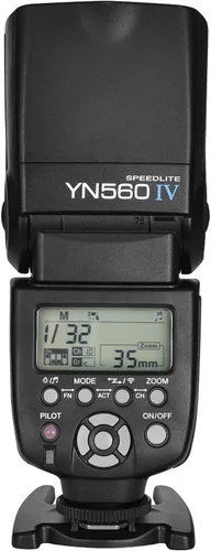 Vista 2 de Yongnuo YN560 IV Flash Speedlite inalámbrico, Flash Master + Slave + Sistema de disparo incorporado, para cámaras digitales Canon Nikon Pentax