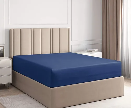Vista 10 de Lujosa sábana bajera ajustable de algodón egipcio de 800 hilos, tamaño King, 2 unidades, de bolsillo profundo, suave y duradera, tamaño King