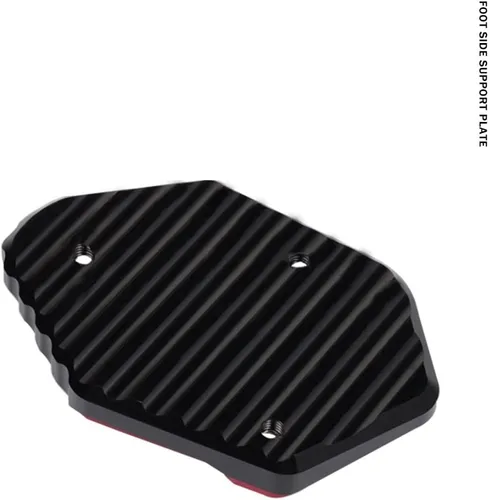 Vista 6 de SCUUBE for Yamaha Xmax 125 X-MAX 250 Xmax 300 400 2017-2019 Motorcycle Foot Side Stand Pad Plate Kickstand Enlarger Plate CNC Support Plate Black