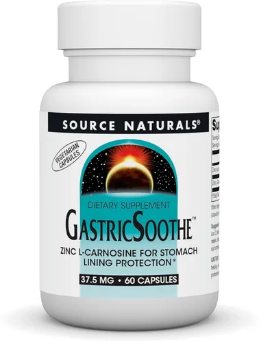 Vista 5 de Source Naturals GastricSoothe Zinc L-Carnosine* - 30 cápsulas vegetarianas