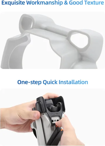 Vista 5 de Parasol de lente para DJI Mini 3 Accesorios para drones, parasol antideslumbrante cubierta protectora para cámara cardán para Mini 3 Drone