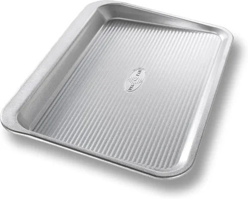 Vista 9 de USA Pan Bakeware Sartén de Acero Aluminizado para Galletas con Cavidades, Grande