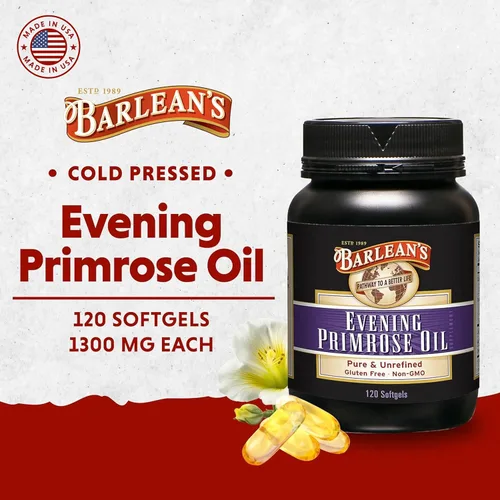 Vista 2 de Barlean's Organic Oils 120 cápsulas de gel de aceite orgánico prímula nocturna de 1300 mg Ea Botella, 93535, 120, 1, 1