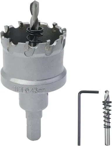 Vista 68 de Sierra de agujero de carburo Rannb de 23mm/0.9" de diámetro de corte, sierra de corte para acero inoxidable