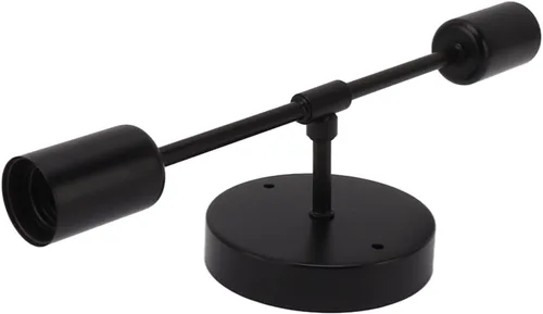 Vista 8 de Juego de 2 apliques de pared dobles para interiores, E27 E26, luces de pared modernas, 85 a 265 V, arriba y abajo, para sala de estar, dormitorio