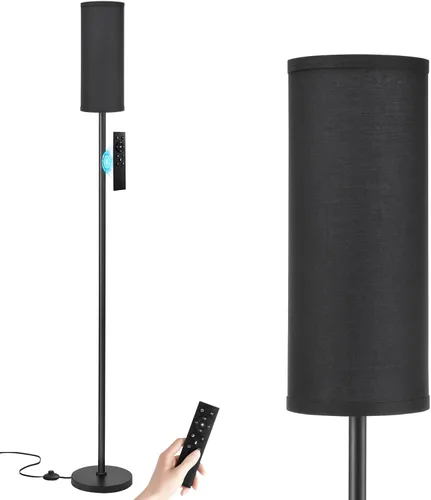 Vista 15 de Ambimall - Lámpara de pie moderna para sala de estar, dormitorio y oficina, con control remoto y regulación continua de temperatura