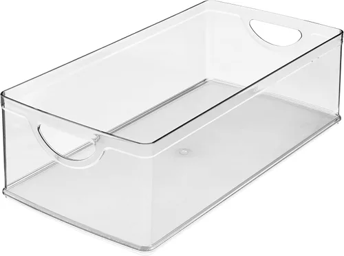 Vista 9 de iDesign Stackable Clear Plastic Extra Long Storage Bin